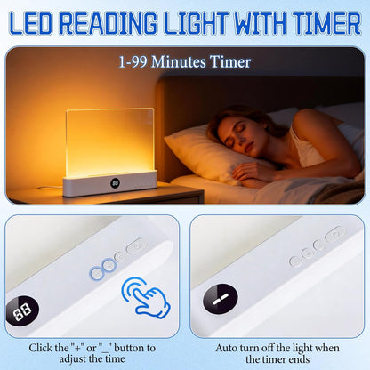 Flat Book Light For Reading In Bed Without Waking Anyone