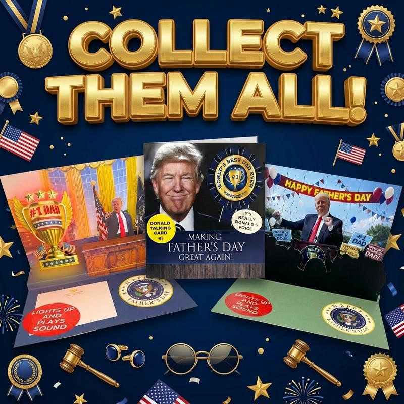 President Talking Pop Up Father’s Day Card