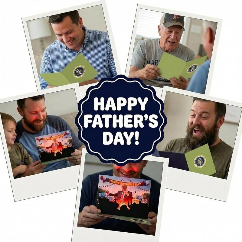 President Talking Pop Up Father’s Day Card